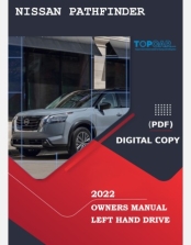 NISSAN PATHFINDER 2022 OWNERS MANUAL